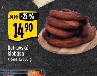 Albert Ostravská klobása nabídka