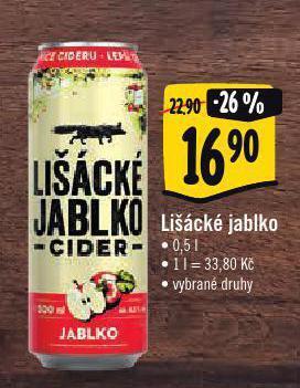 Albert Lišácké jablko nabídka
