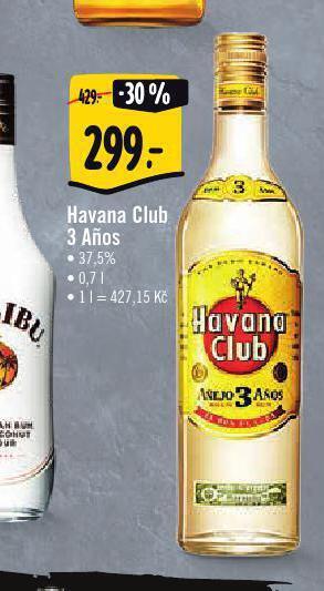Albert Havana club 3 aňos nabídka