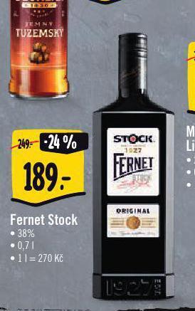 Albert Fernet stock nabídka