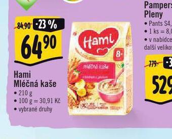 Albert Hami mléčná kaše nabídka