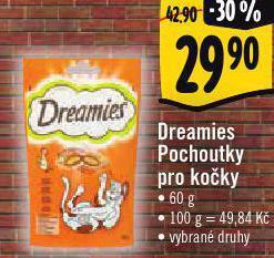Albert Dreamies pochoutky pro kočky nabídka