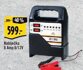 Nabíječka 8 amp 6/12 v