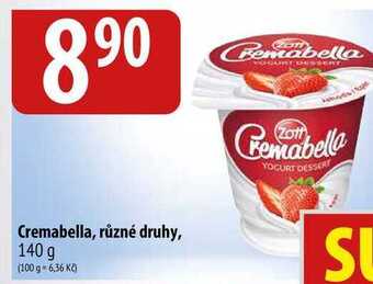 Bala Cremabella, různé druhy, 140 g nabídka