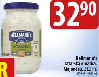 Bala Hellmann's tatarská omáčka, majonéza, 210 ml nabídka