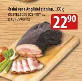 Bala Česká cena anglická slanina, 100 g nabídka