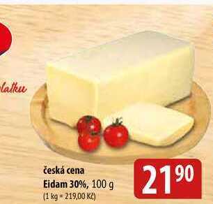 Bala Česká cena eidam 30%, 100 g nabídka