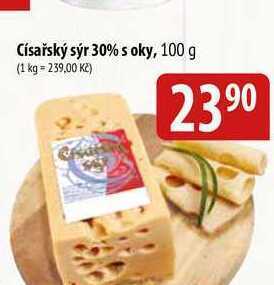 Bala Císařský sýr 30% s oky, 100 g nabídka