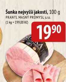 Bala Šunka nejvyšší jakosti, 100 g nabídka