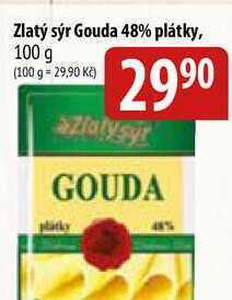 Bala Zlatý sýr gouda 48% plátky, 100 g nabídka