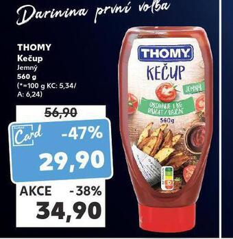 Kaufland Thomy kečup nabídka
