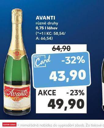 Kaufland Avanti nabídka