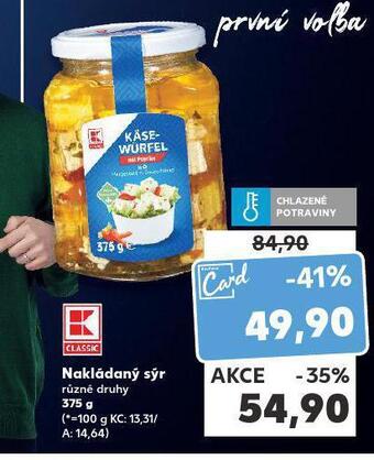 Kaufland Nakládaný sýr nabídka