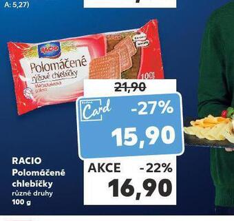 Kaufland Racio polomáčené chlebíčky nabídka