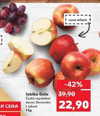 Kaufland Jablka gala nabídka