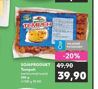 Kaufland Sojaprodukt tempeh nabídka