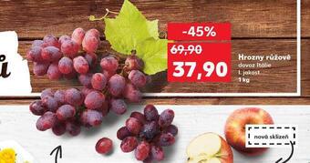 Kaufland Hrozny růžové nabídka