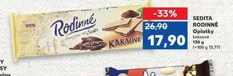 Kaufland Sedita rodinné oplatky nabídka