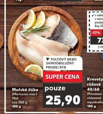Kaufland Mořská štika nabídka