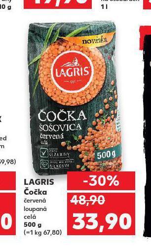 Kaufland Lagris čočka nabídka