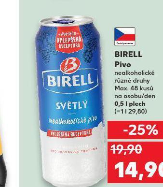 Kaufland Birell nabídka