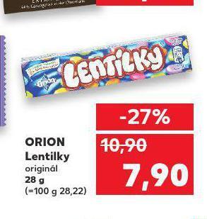 Kaufland Orion lentilky nabídka