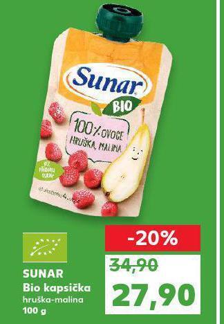 Kaufland Sunar bio kapsička nabídka