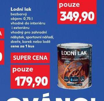 Kaufland Lodní lak nabídka