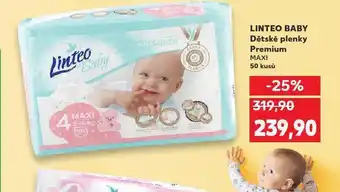 Kaufland Linteo baby dětské plenky nabídka