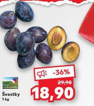 Kaufland Švestky nabídka