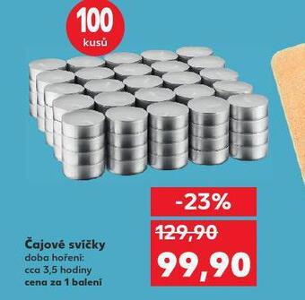 Kaufland Čajové svíčky nabídka
