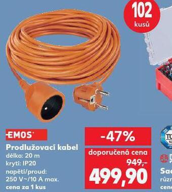 Kaufland Prodlužovací kabel nabídka