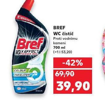 Kaufland Bref wc čistič nabídka