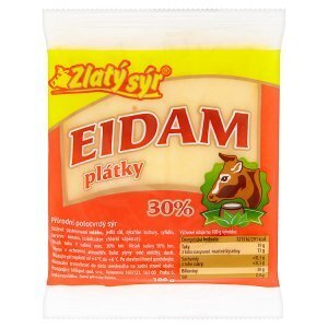 Hruška Zlatý sýr eidam 30% plátky 100g nabídka