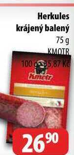 Partner Maloobchodní síť Herkules krájený balený 75 g nabídka