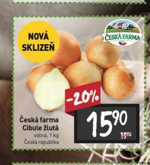 Billa Cibule žlutá nabídka