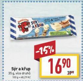 Billa Sýr a křup nabídka