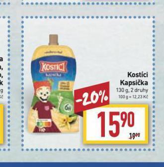 Billa Kostíci kapsička nabídka