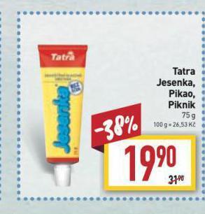 Billa Tatra jesenka nabídka