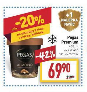Billa Pegas premium nabídka