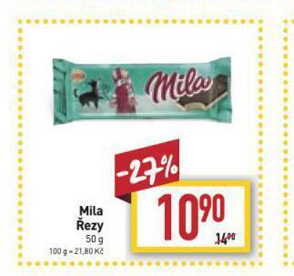 Billa Mila řezy nabídka