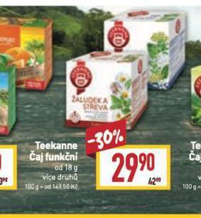 Billa Teekanne čaj nabídka
