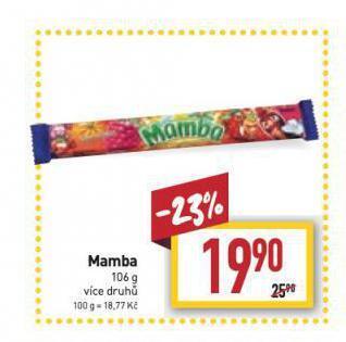 Billa Mamba nabídka