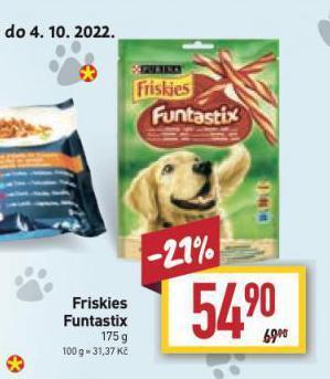 Billa Friskies funtastix nabídka