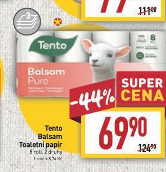 Billa Tento toaletní papír nabídka