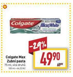 Billa Colgate zubní pasta nabídka