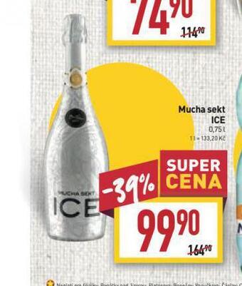 Billa Mucha sekt ice nabídka