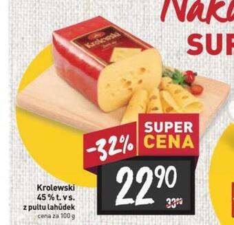Billa Krolewski sýr nabídka