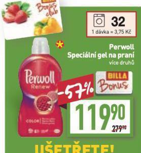 Billa Perwoll speciální gel na praní nabídka