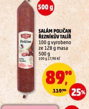 Penny Market Salám poličan nabídka